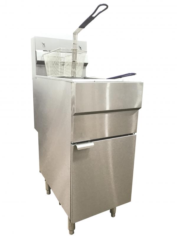 35-40 lb. Natural Gas Floor Fryer – 90,000 BTU