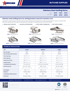 Specsheet