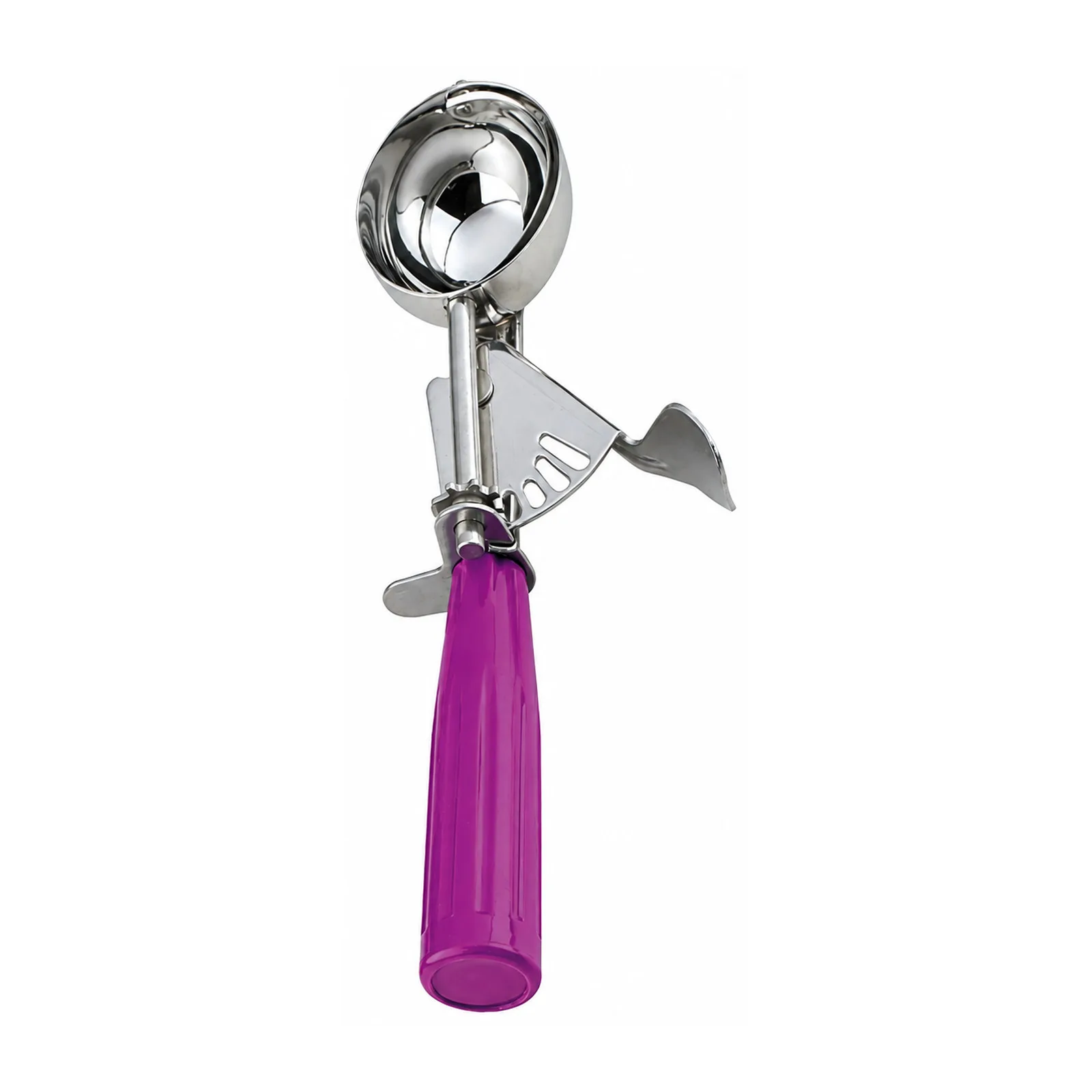 7/8 oz Ice Cream Disher with Purple Plastic Handle (size 40)