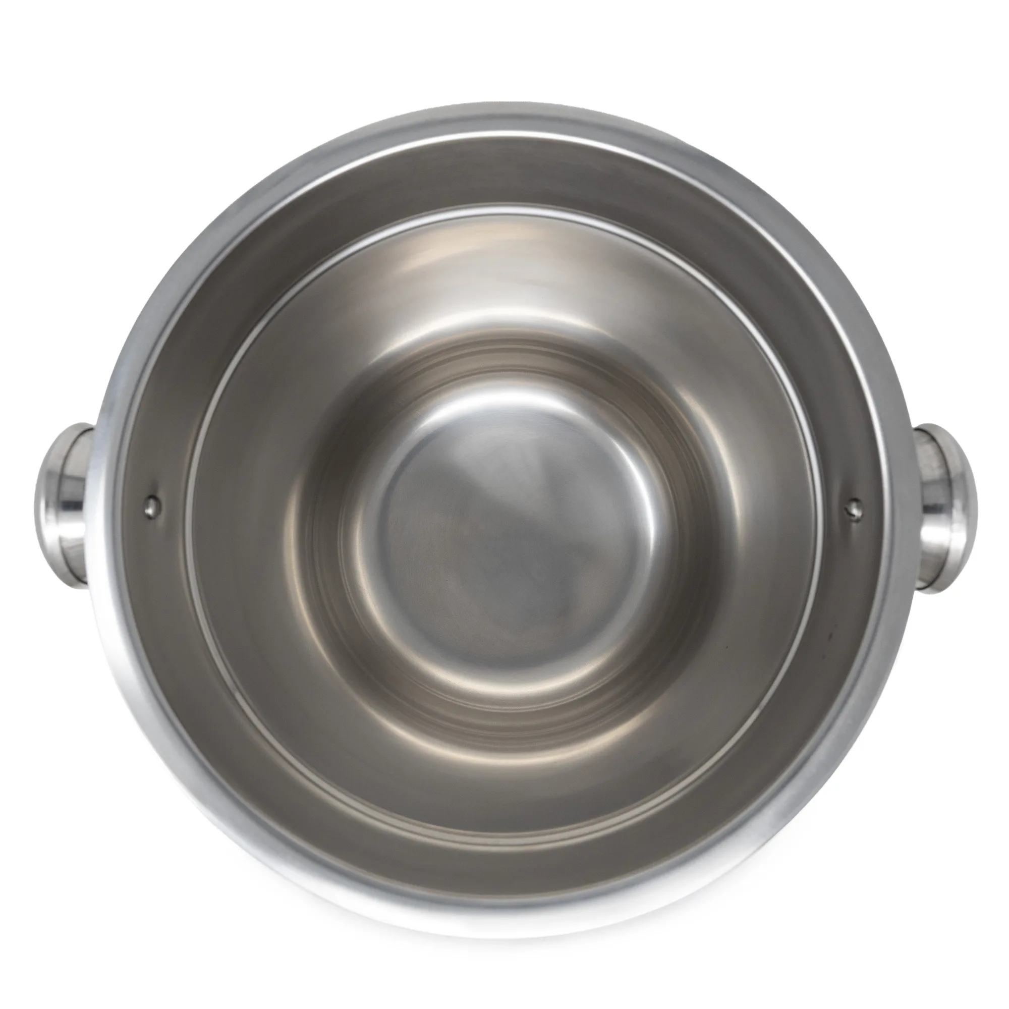 8 qt Stainless Steel Wine Bucket with Knob Handle