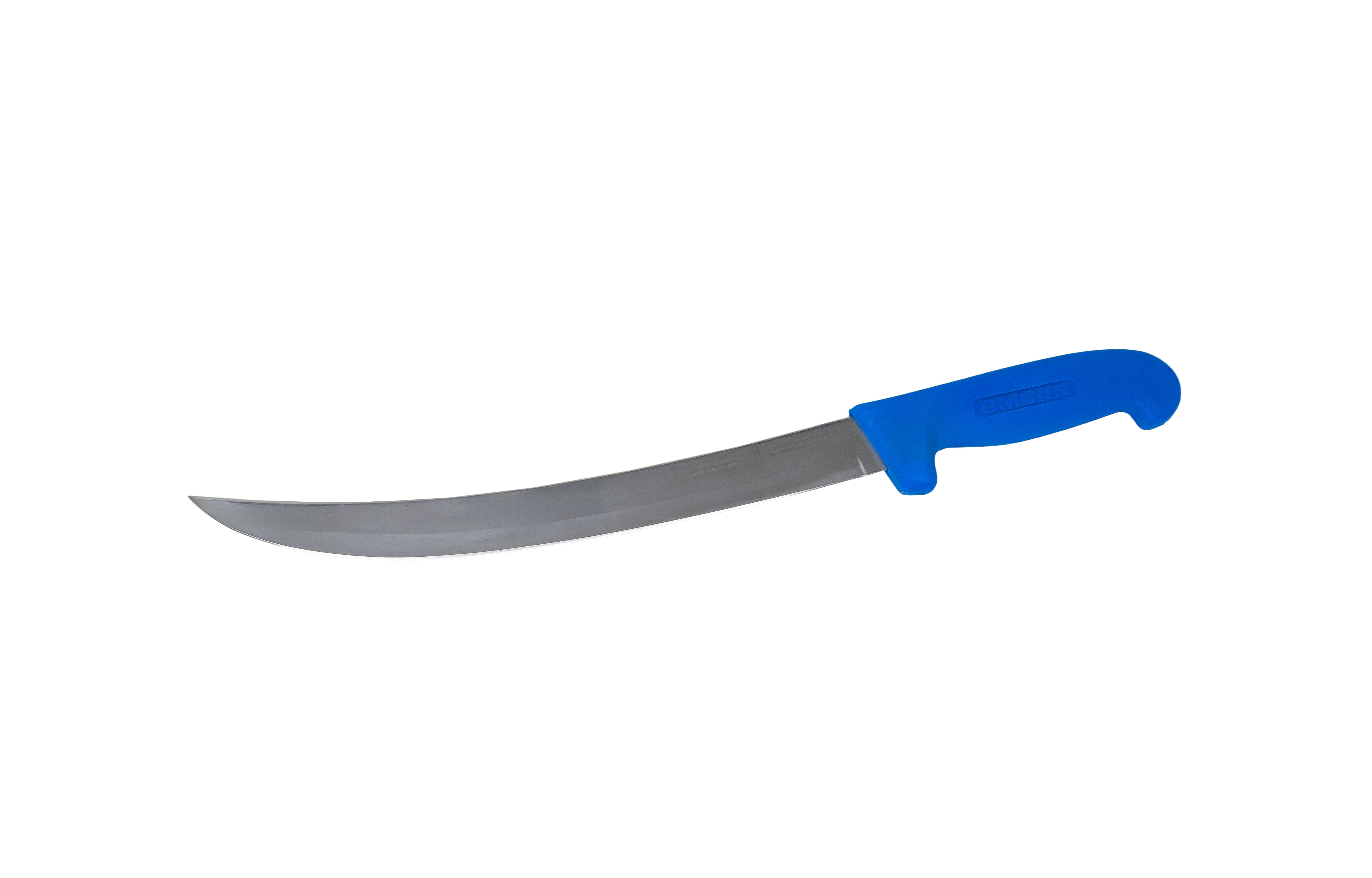 12″ Slim Curved Steak Knife (Blue Handle)