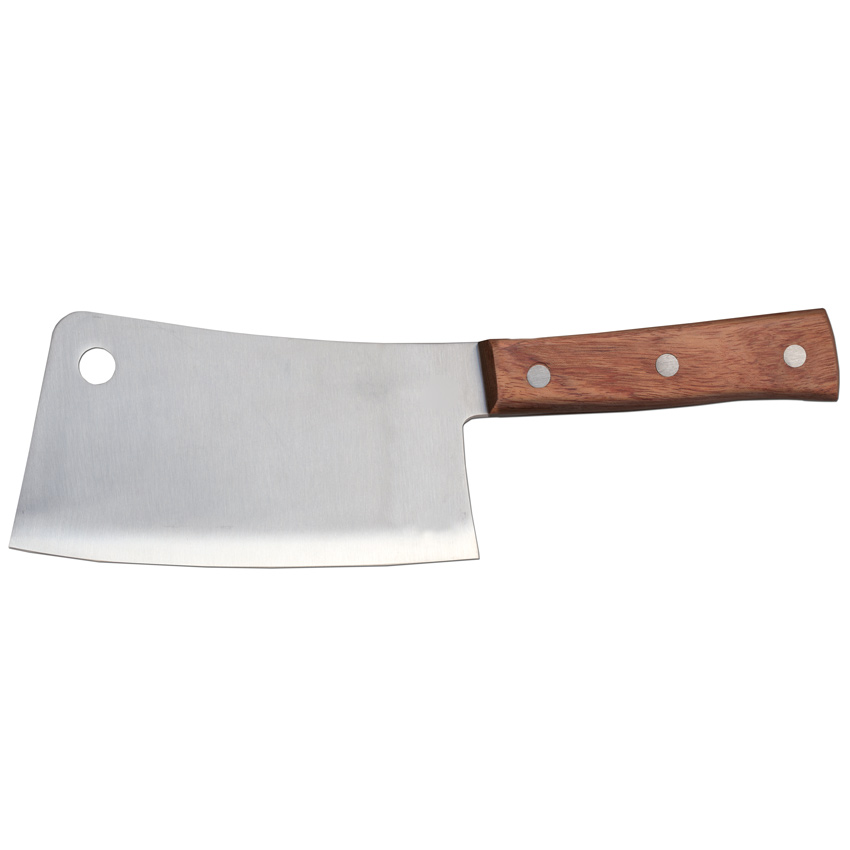 9-inch Cleaver with Wooden Handle