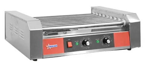 24 Hot Dog Roller Grill with 9 Rollers – 120 V, 1170 W
