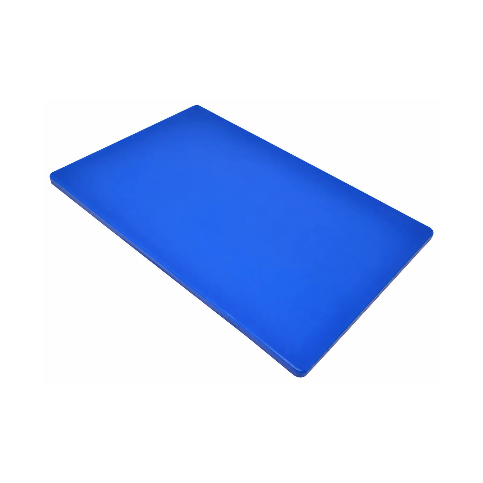 12″ x 18″ x 1/2″ Polyethylene Blue Rigid Cutting Board