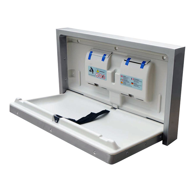 Baby Changing Station – Stainless Steel Cover + High-Density Polyethylene