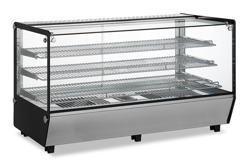 48-Inch Square-Glass Countertop Display Warmer 7cu.ft. / 202L  – 110V, 1650W