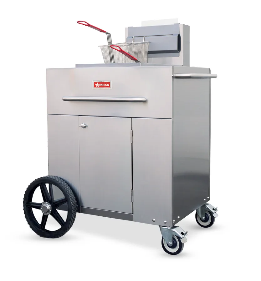 35-40 lb Outdoor Single Tank Portable Fryer, Liquid Propane – 93,000 BTU