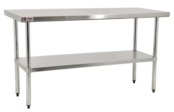 Elite Series 24″ x 60″ Stainless Steel Worktable