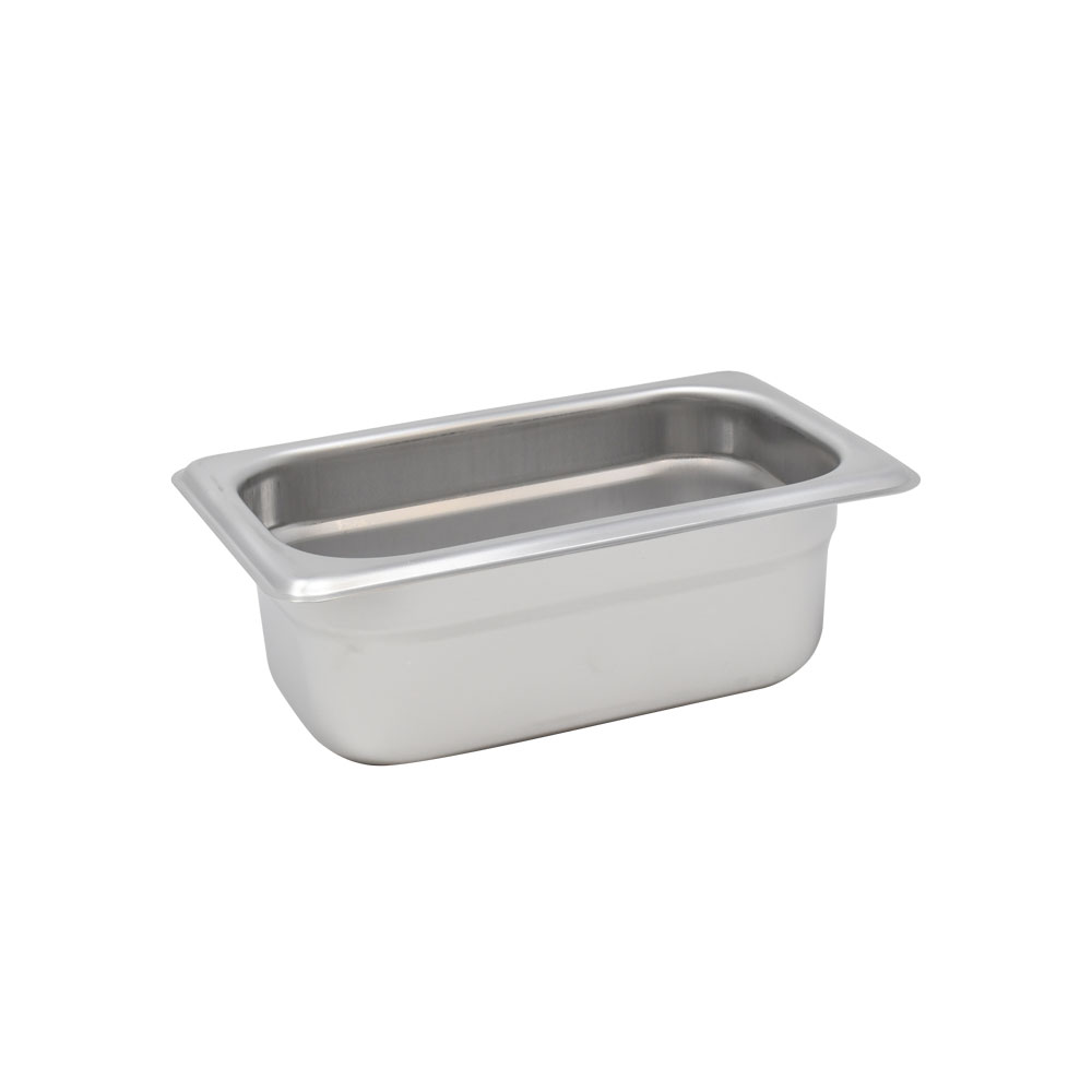 Ninth-size Anti-Jam Stainless Steel Steam Table Pan – 2.5″ Deep