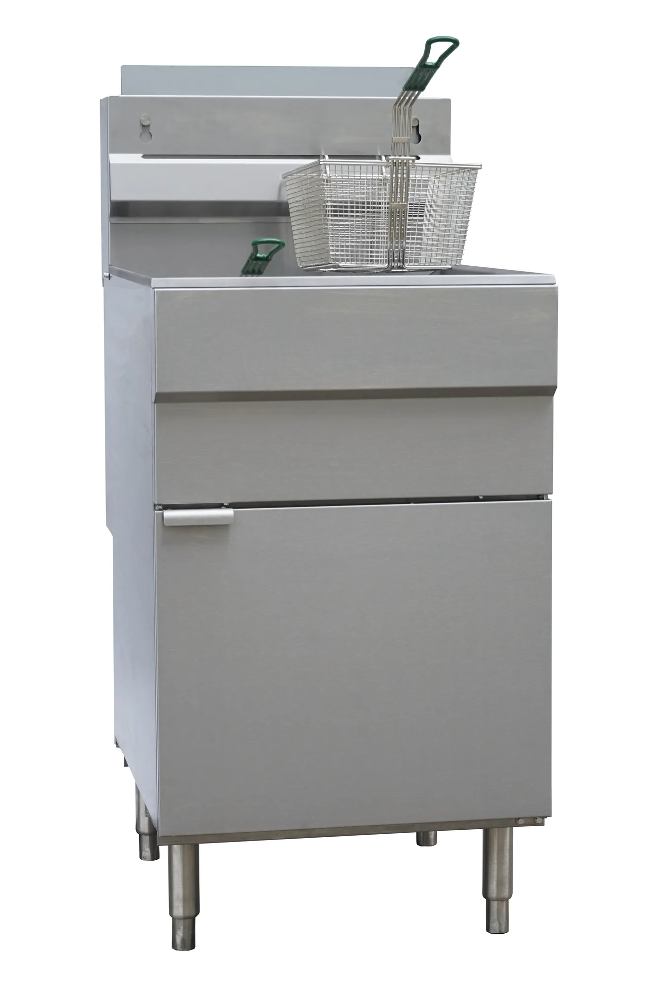 65-70 lb Natural Gas Floor Fryer – 150,000 BTU