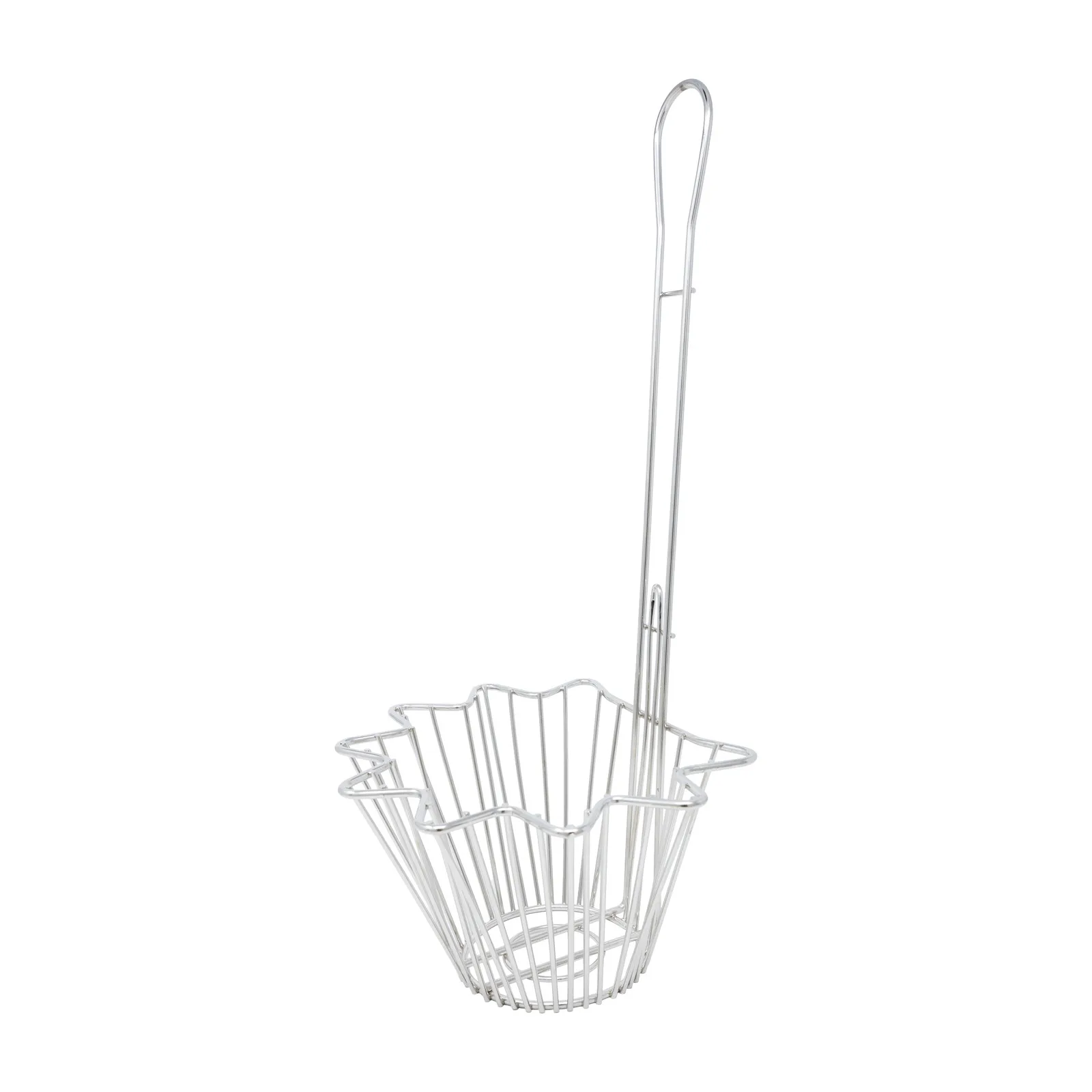 8 3/4″ x 7 1/4″ Taco Salad Bowl Frying Basket with 18″ Handle