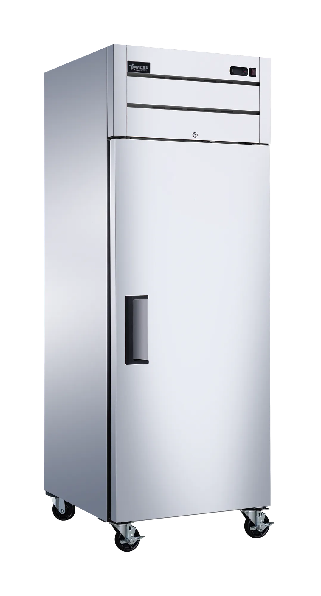 29″ One (1) Door Top Mounted Reach-in Refrigerator, 21.5 cu. ft. (609 L), Stainless Steel