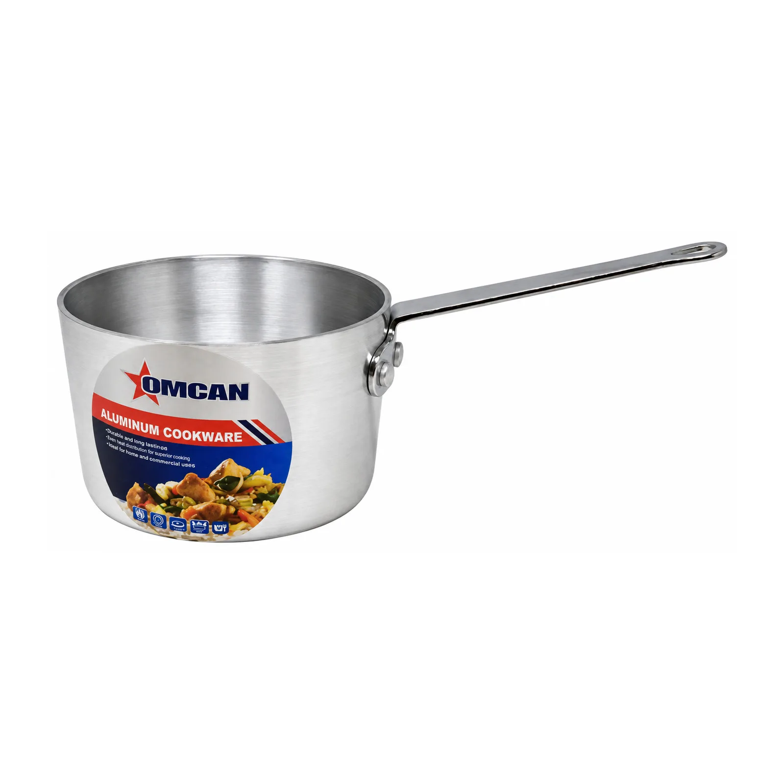 1.5 qt Aluminum Sauce Pan 3 mm Thick, NSF (with Complimentary Lid – Limited Time Offer)
