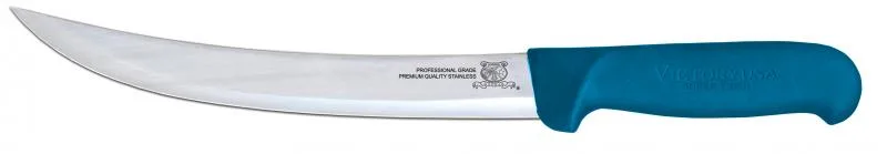 8″ Breaking Knife with Blue Super Fiber Handle