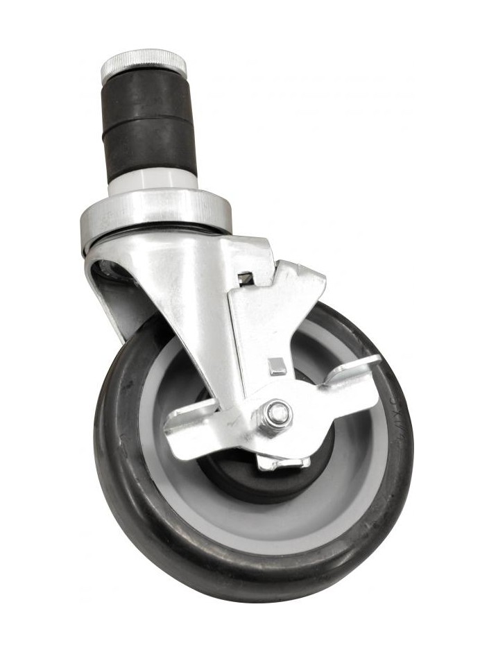 5" Industrial Caster for Worktables with Brake