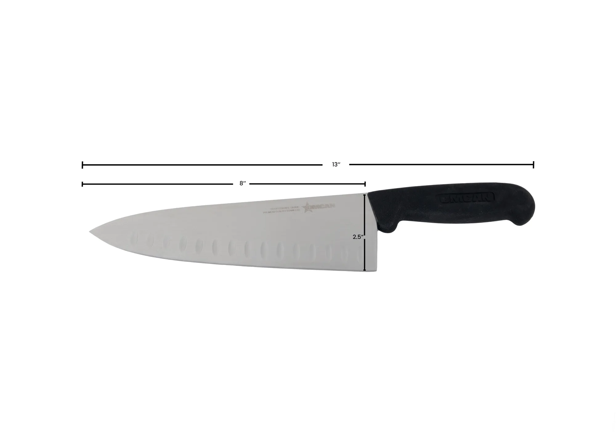 8″ Medium Cook Knife with G-Edge Blade