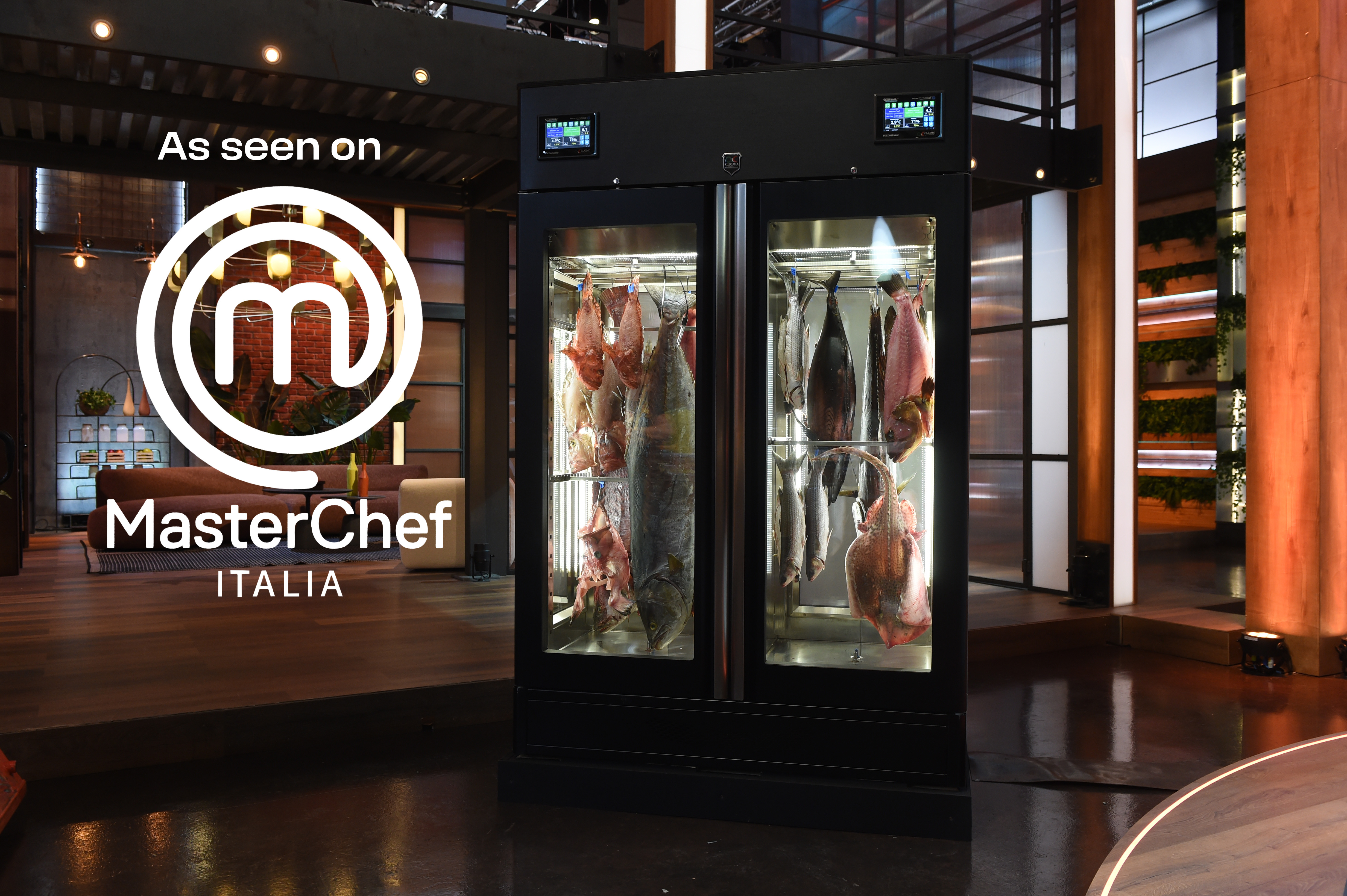 Stagionello Pesciugatore® 440 lb (200 kg) Fish Curing Cabinet 4.0 with ClimaTouch® and Fumotic®