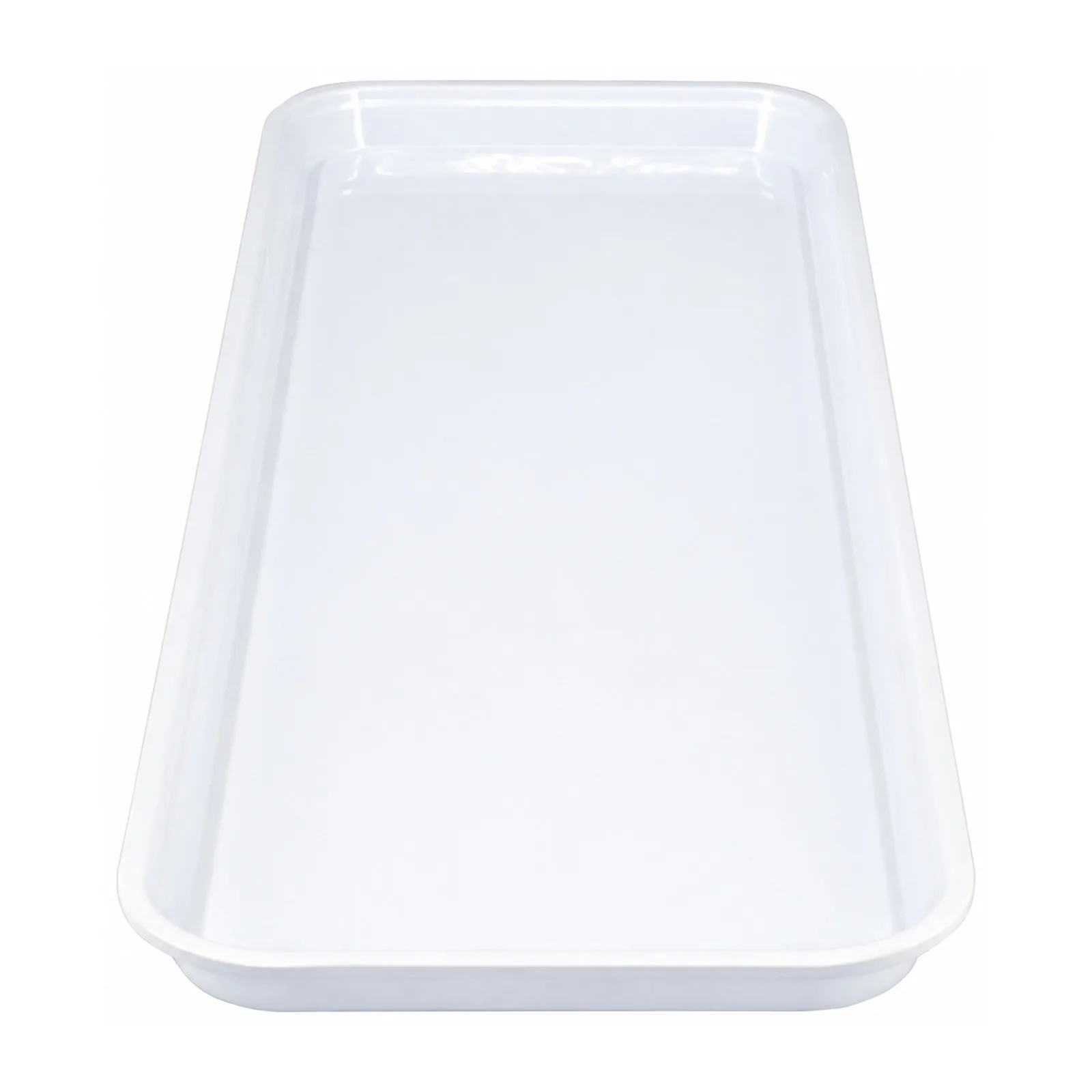 26″ x 9″ x 3/4″ White Market Tray