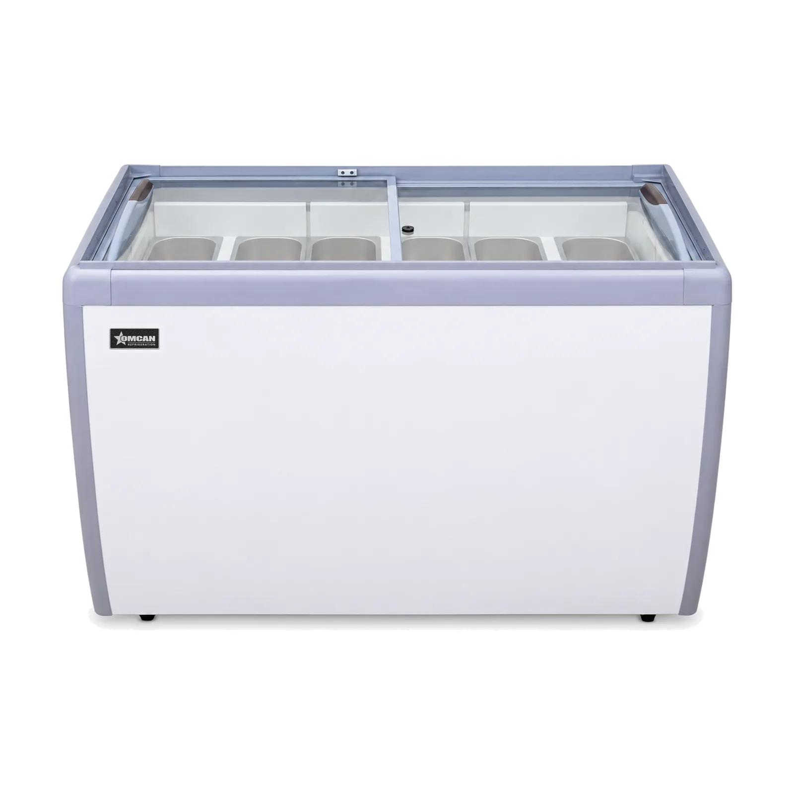 50″ Nine (9) Pan Gelato Dipping Cabinet (WITHOUT SNEEZE GUARD)