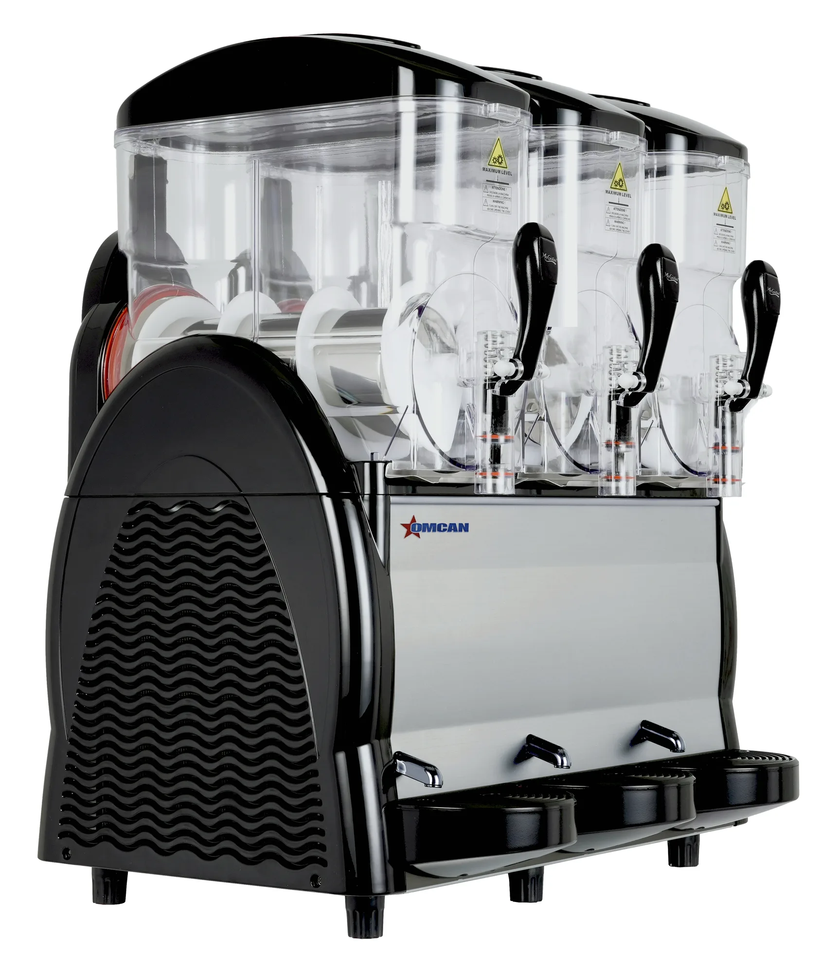 3 x 3 Gallon (3 x 12 L) Triple Bowl Slushy Machine / Frozen Beverage Dispenser