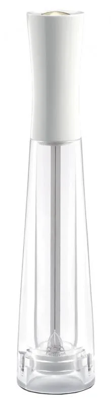 Tosca Series – 10″ Salt Mill White Beech Wood with Acrylic Resin Base