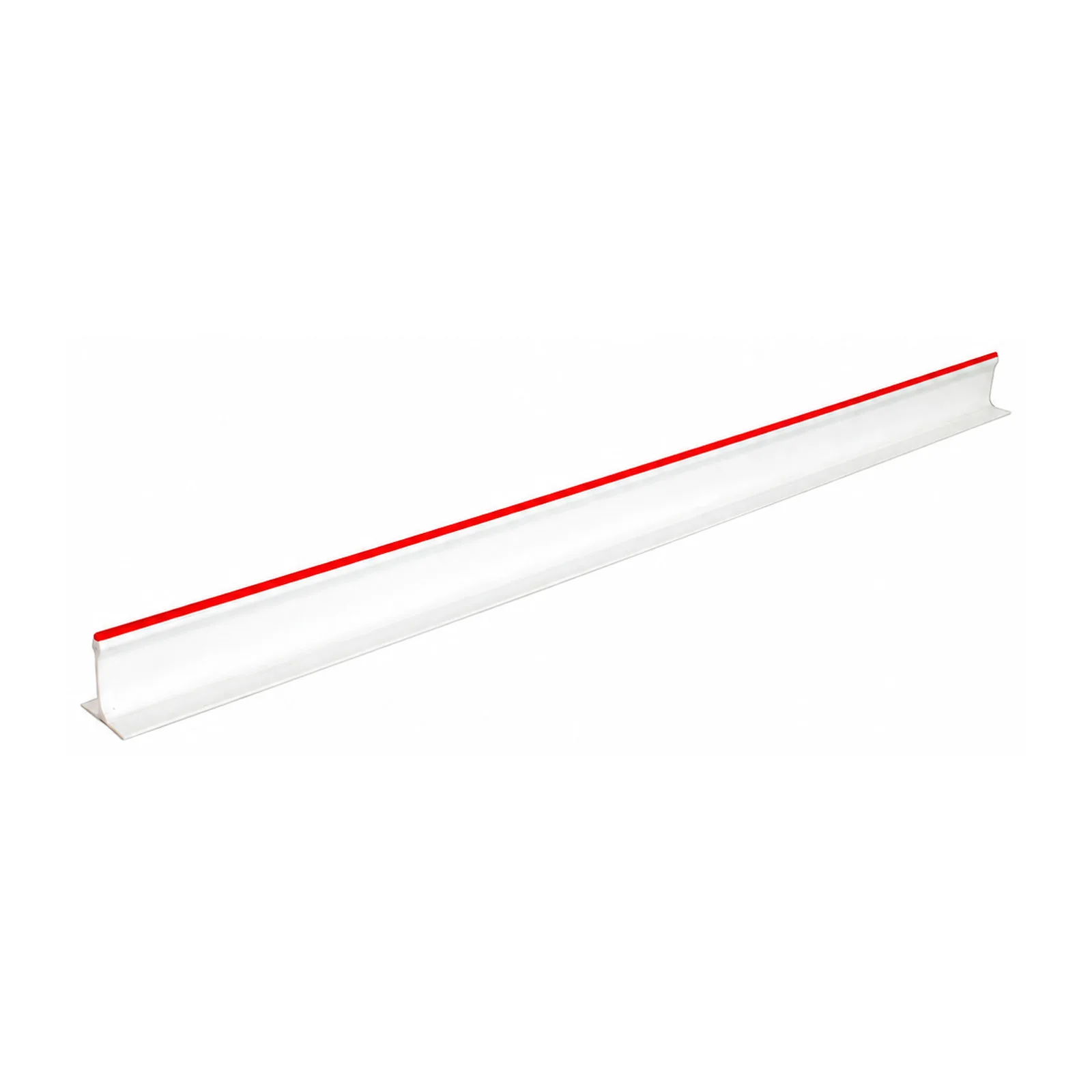 2″ x 30″ White Divider with Red Beading
