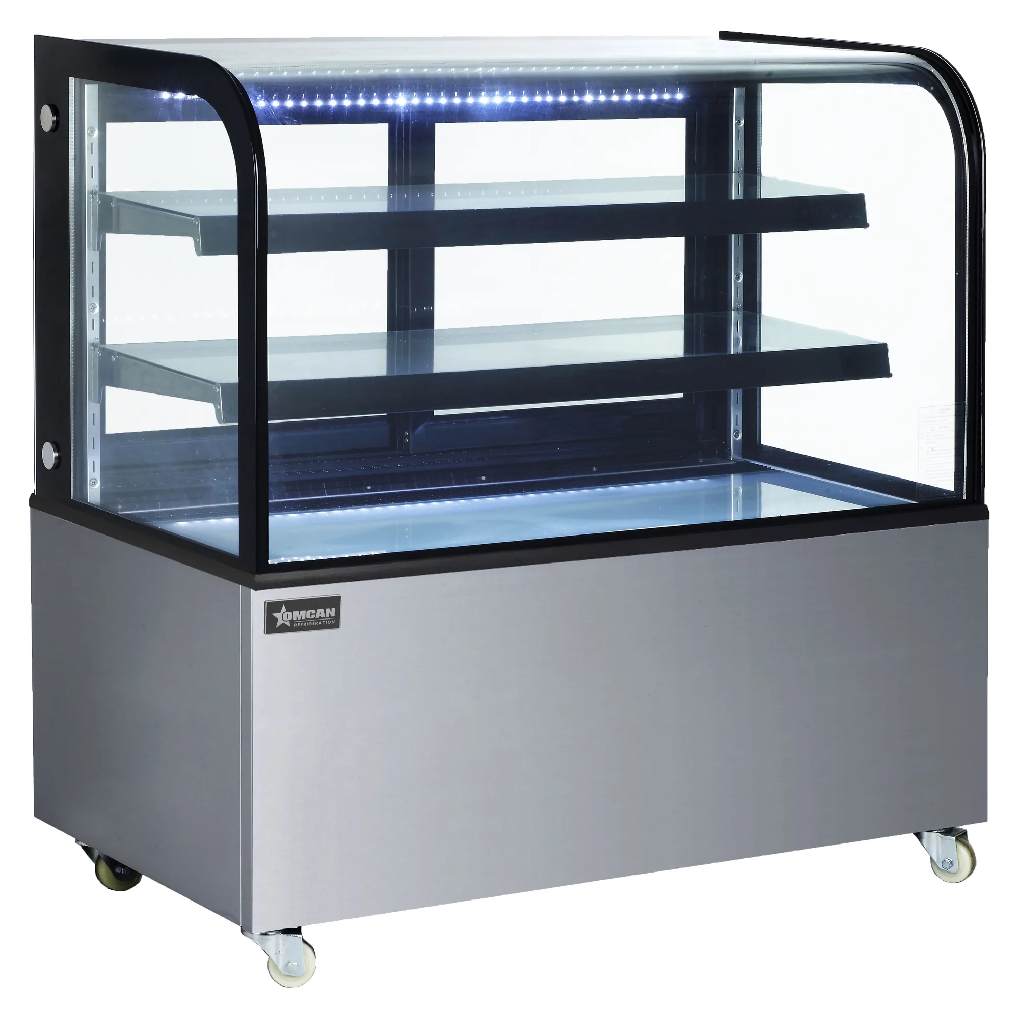 48″ Two (2) Shelf Non-Refrigerated Dry Bakery Display Case, 14.1 cu. ft. (400 L)