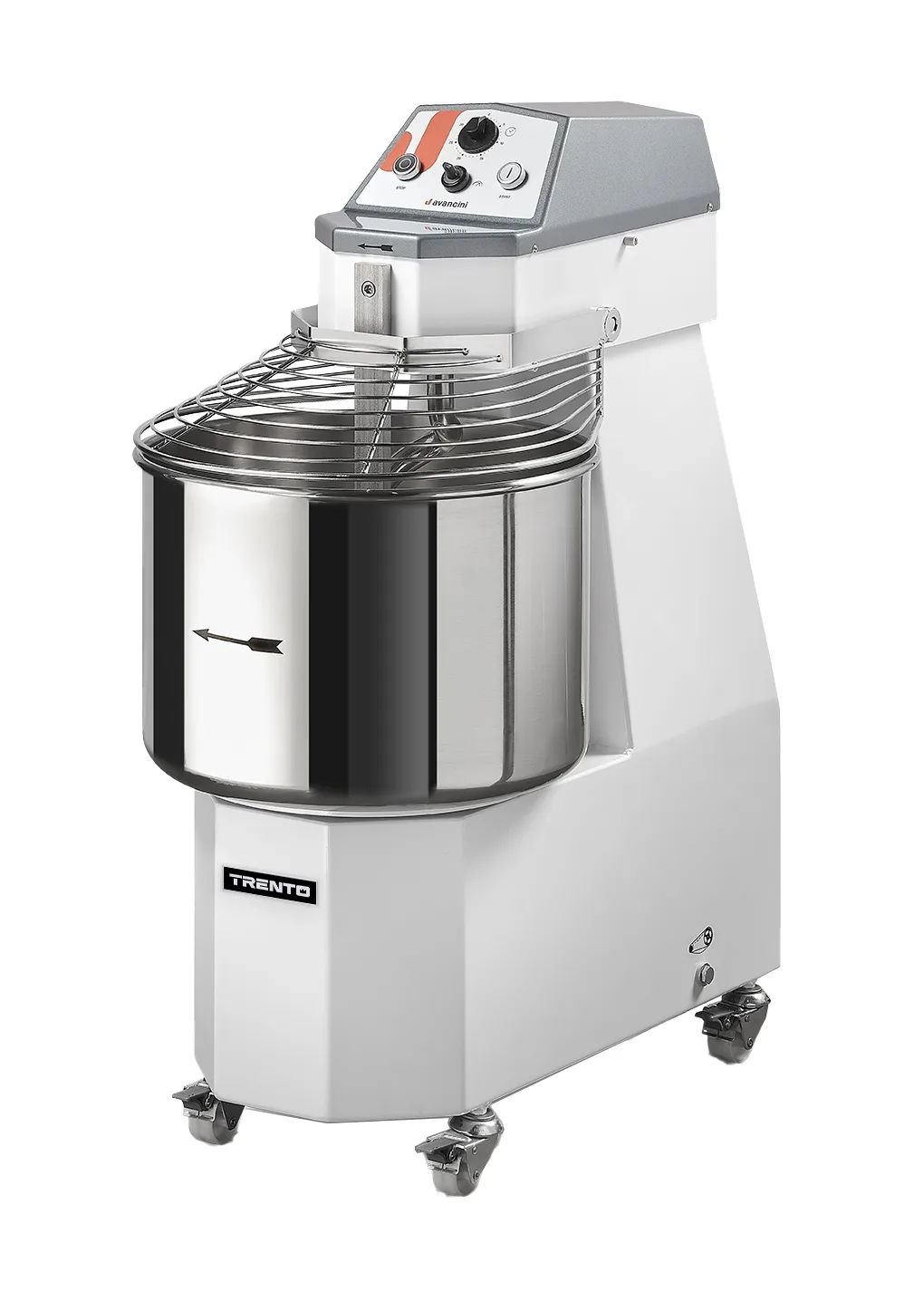 Avancini SPV40 52 qt Heavy-Duty Spiral Dough Mixer, 10-Speeds | Trento – 240 V, 1 Phase, 5.5 HP (4100 W)