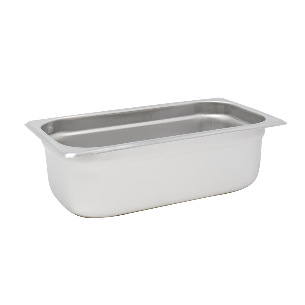 GN 1/3 Anti-Jam Stainless Steel Steam Table Pan 4″ Deep, 325 x 176 mm