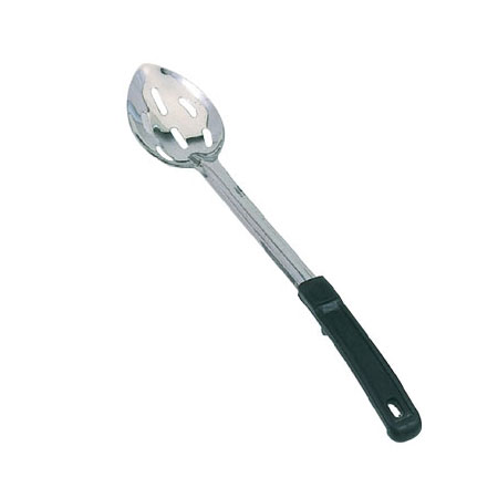 15-inch Stainless Steel Slotted Basting Spoon with Stop-Hook Handle