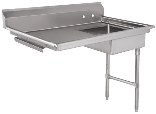 48″ Right Side Under Counter Dish Table