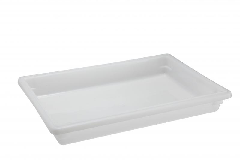 18″ x 26″ x 3.5″ Polypropylene White Rectangular Food Storage Container