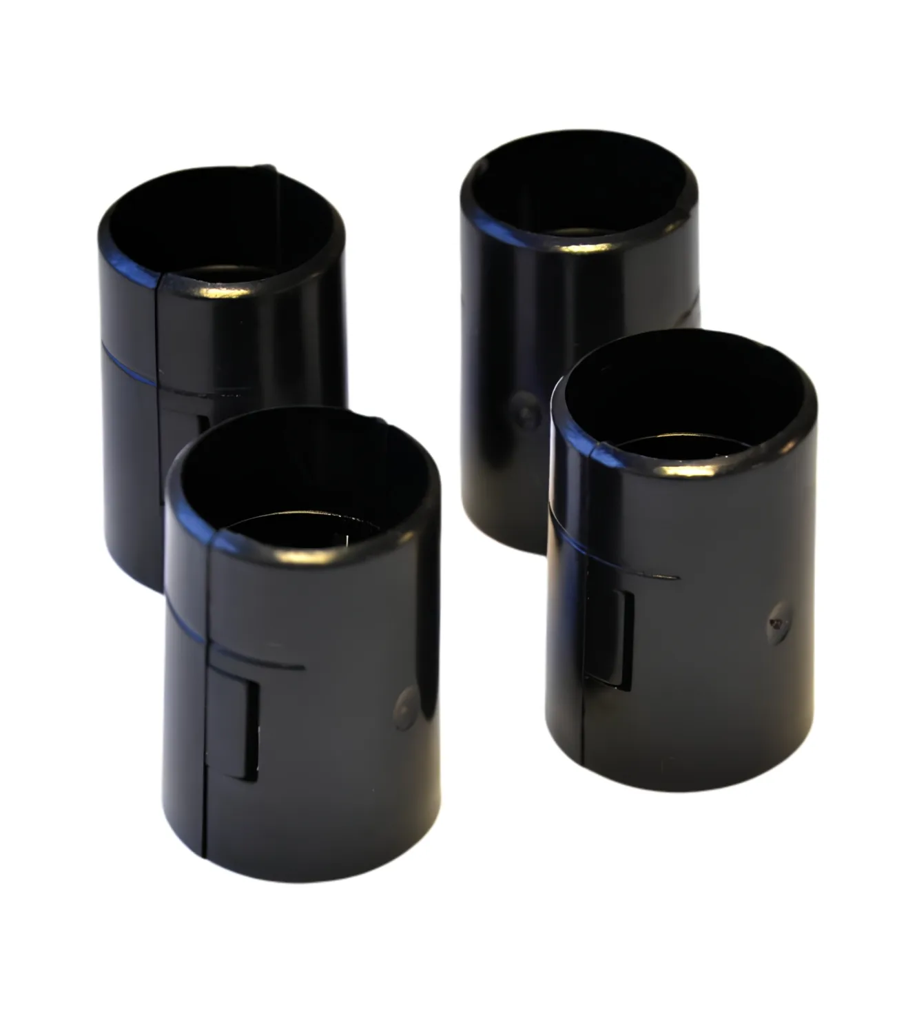 Black ABS Sleeve for Chrome and Epoxy Stock Shelves – Pack of 4