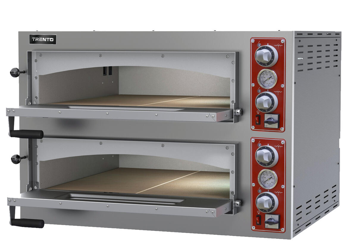 Trento Entry Max Series 39″ Double Chamber Pizza Oven with 27.6″ Chamber – 11.2 kW, 230 V, 3 Ph