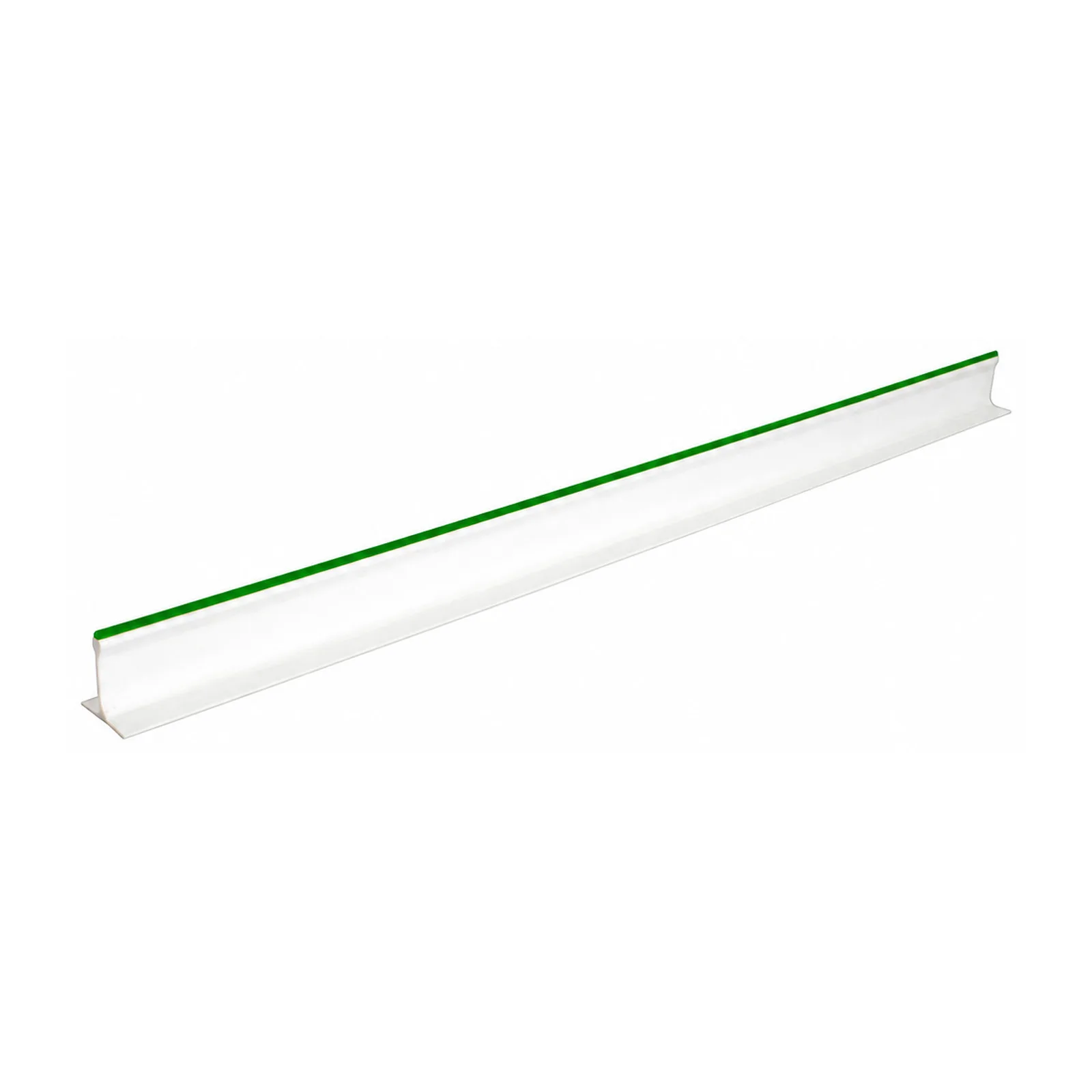 2″ x 30″ White Divider with Green Beading