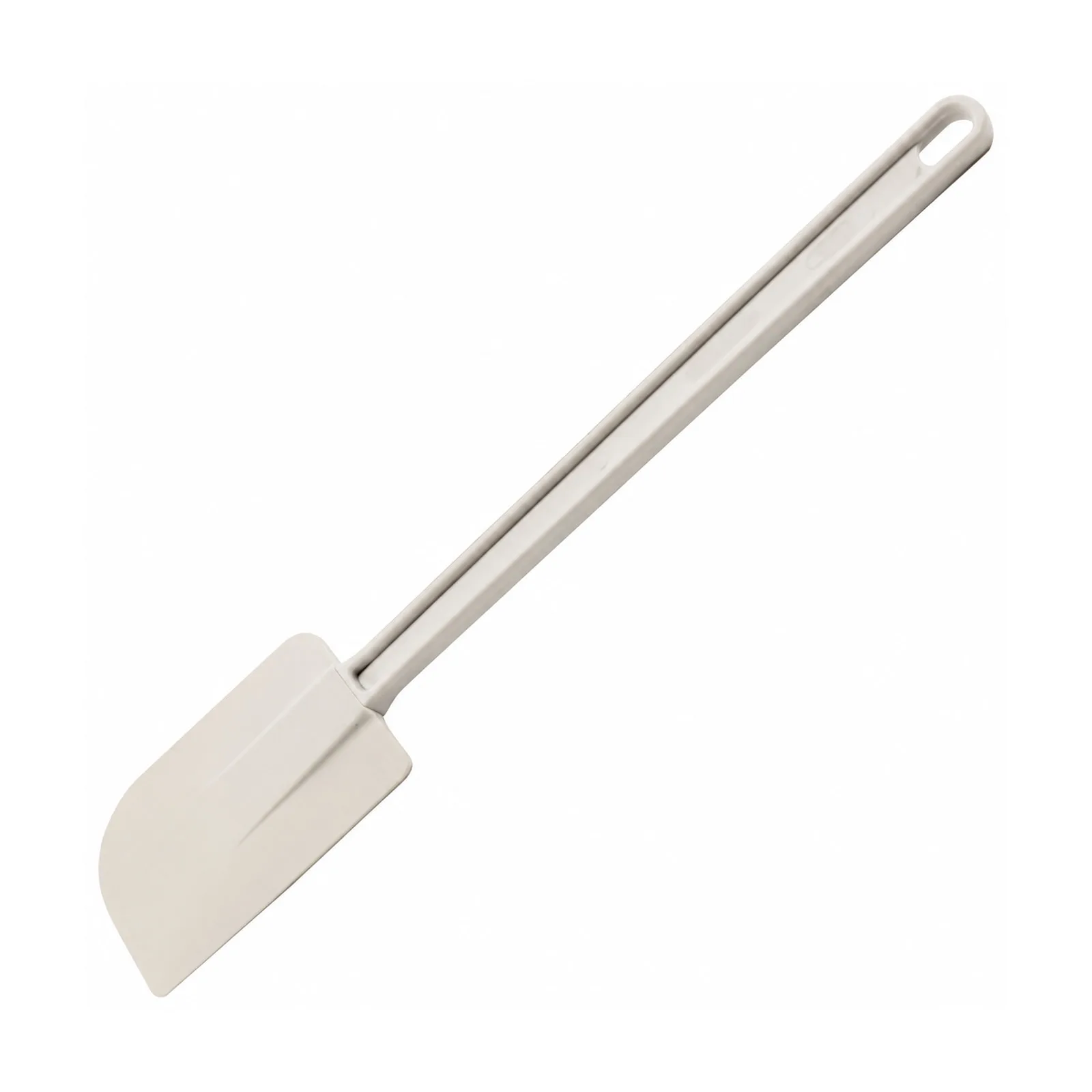 14″ White Rubber Scraper with Plastic Handle