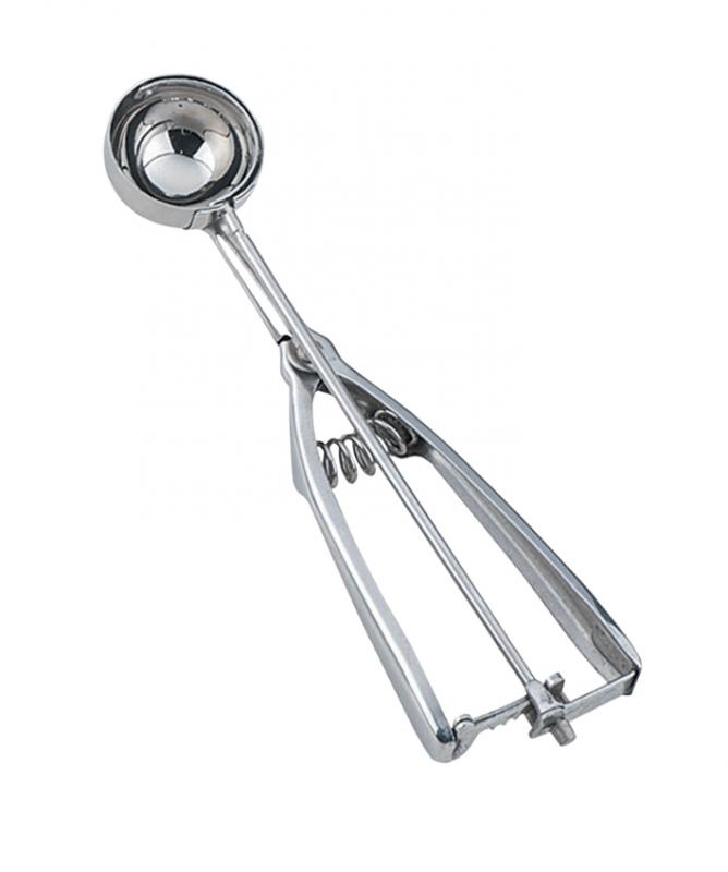 #70 Stainless Steel Squeeze Handle Ice Cream Scoop Disher – 1/2 oz