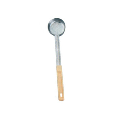 3 oz. One-Piece Stainless Steel Solid Portion Control Spoon with Ivory Handle