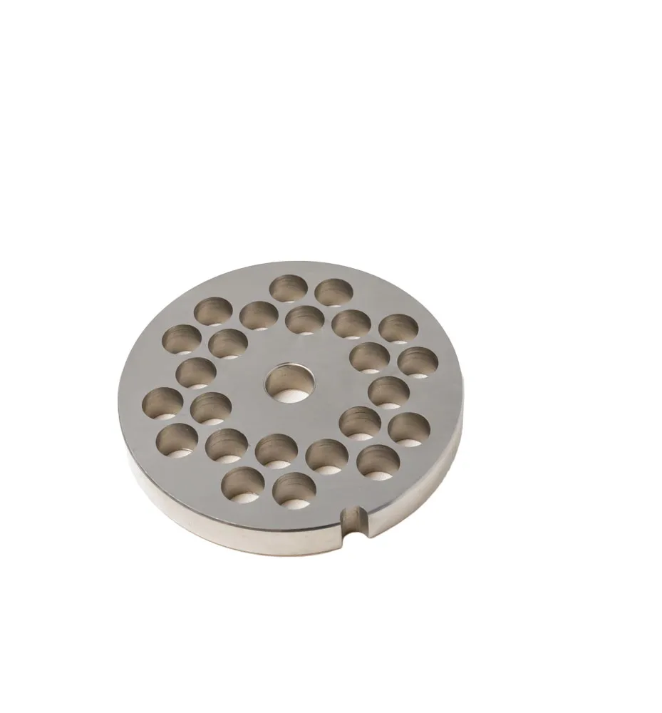 European Style #22 stainless steel plate, hubless, 10 mm (3/8″) – one notch / round