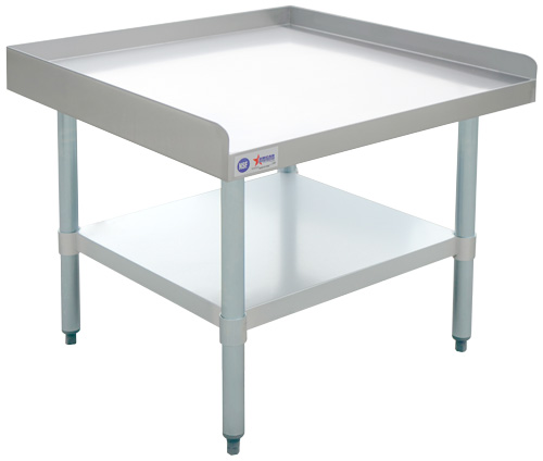 30″ x 30″ Stainless Steel Equipment Stand with Stainless Steel Undershelf and Legs