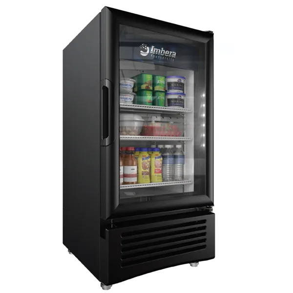 Imbera 19″ One (1) Glass Door Countertop Refrigerator, 4 cu. ft. (113 L), Black
