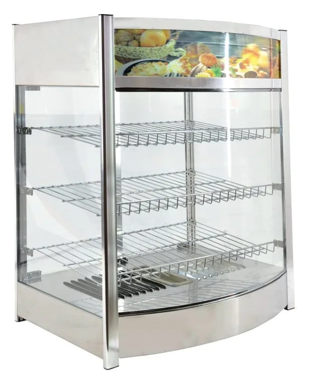 26″ Countertop Display Warmer, 3 Shelves, Back Doors, Full-Service, 4.8 cu. ft. (137 L) Capacity