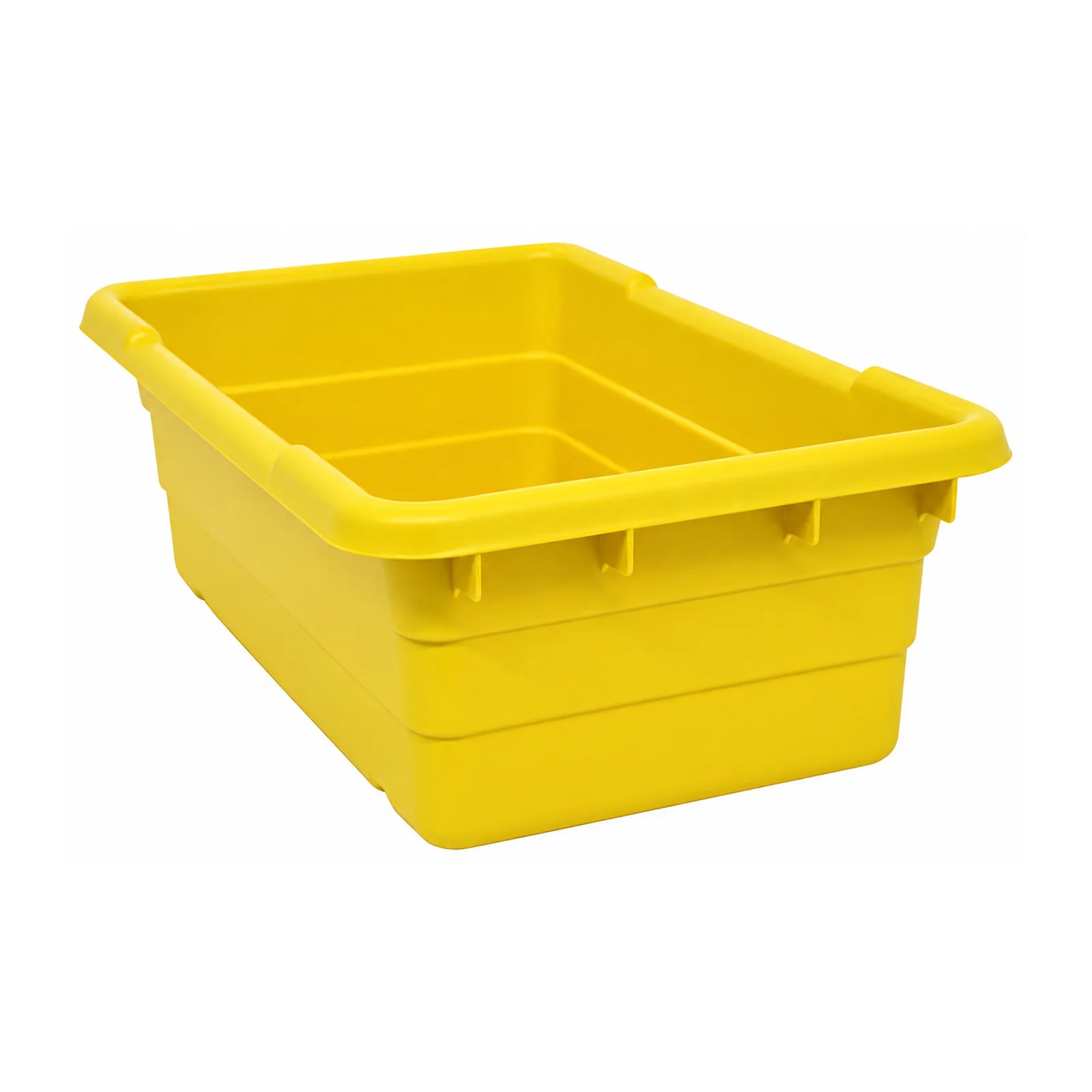 Yellow Meat Lug Tote Box 25″ x 16″ x 8 1/2″