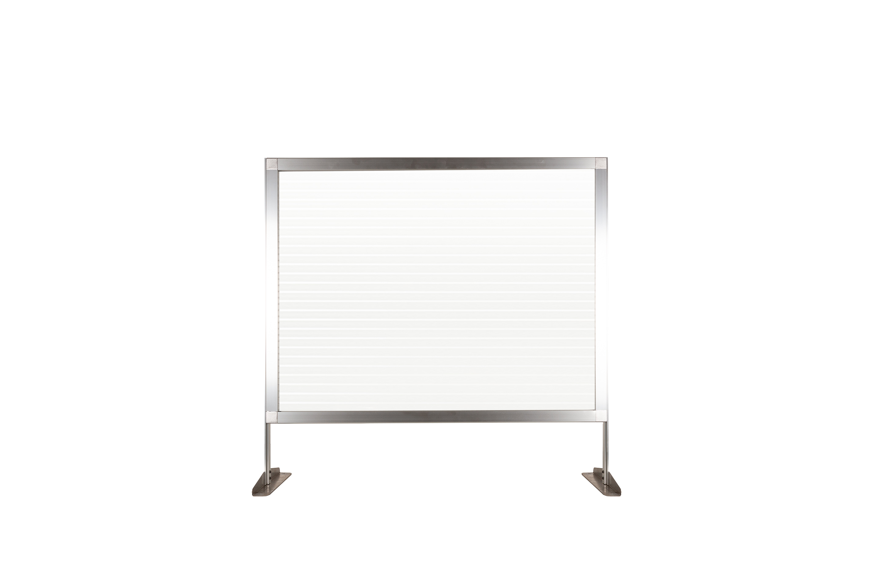 Countertop Panel W 72″ x H 32.5″ Clear-Fluted Polycarbonate