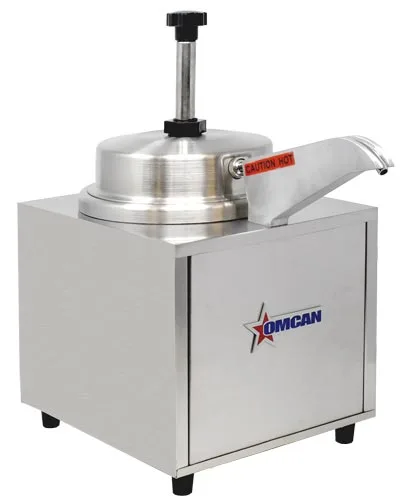 Countertop Stainless Steel Food Warmer with 3.5 qt capacity with Pump and Heated Spout
