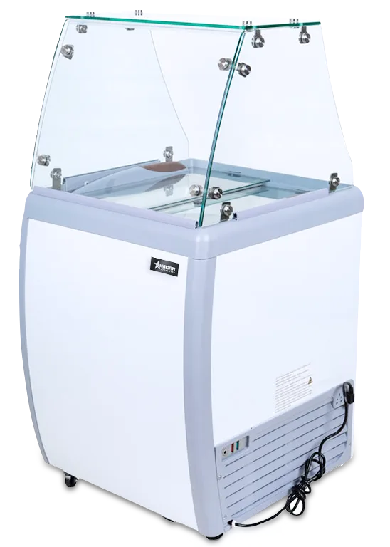 26″ 4+2 Tubs Capacity Ice Cream Dipping Freezer (WITHOUT SNEEZE GUARD)
