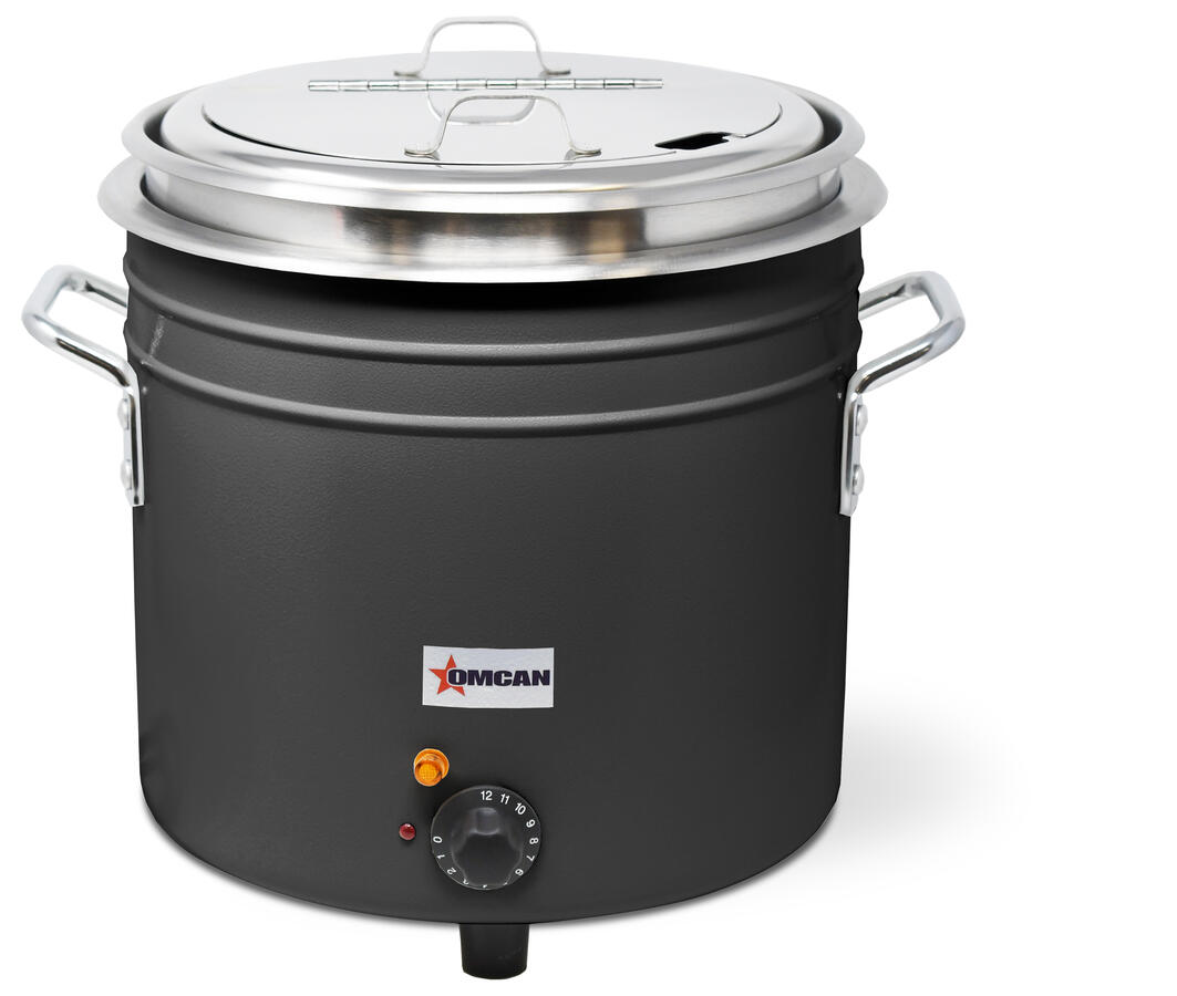 11 QT Black Retro Soup Warmer/Rethermalizer