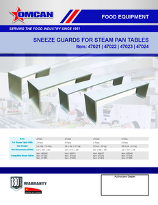 Specsheet