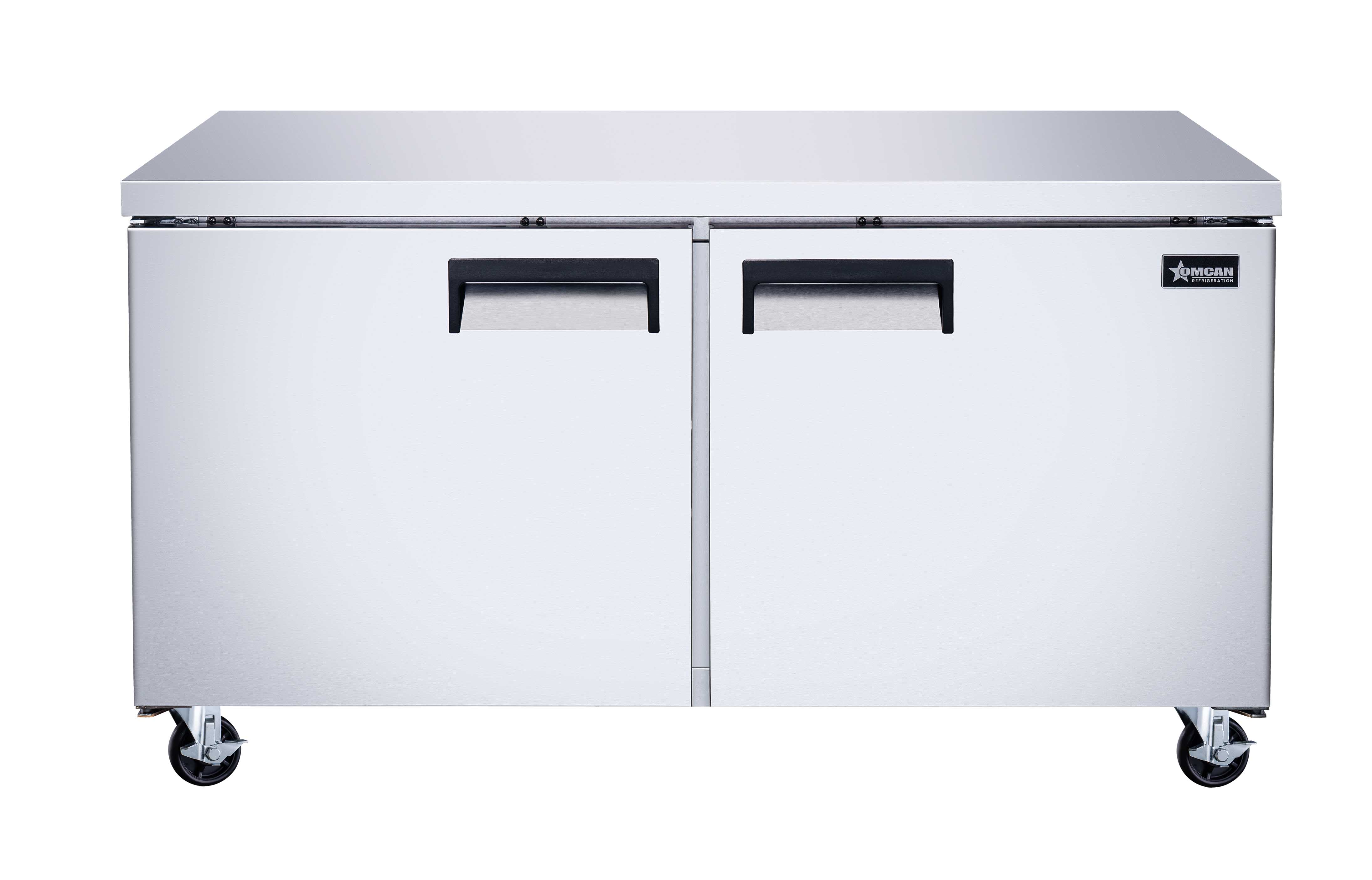 60″ Two (2) Door Undercounter Freezer, 15 cu.ft. (425 L), Stainless Steel