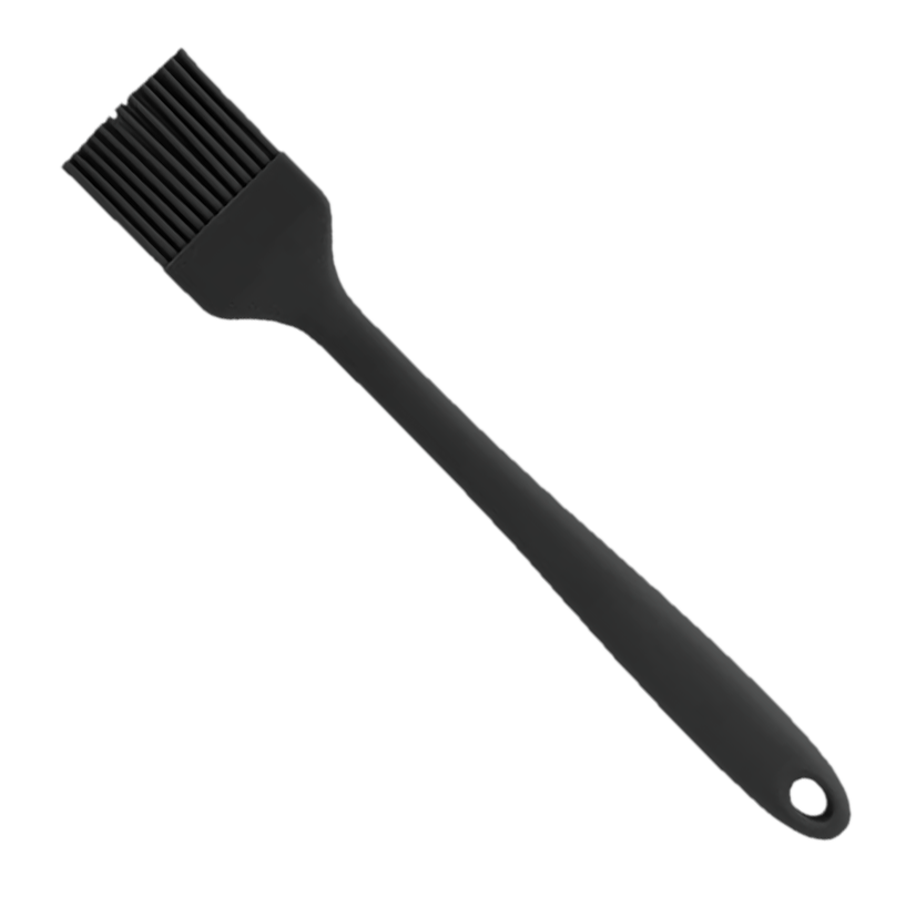 10” x 1 3/4” Silicone Pastry Basting Brush BPA Free – Black